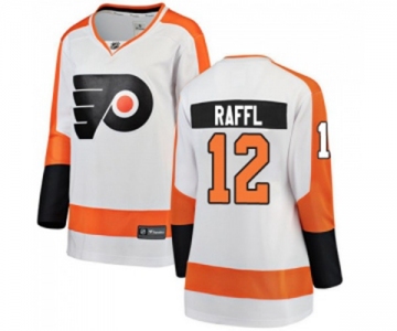 Women Philadelphia Flyers #12 Michael Raffl Fanatics Branded White Away Breakaway NHL Jersey