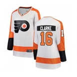 Women Philadelphia Flyers #16 Bobby Clarke Fanatics Branded White Away Breakaway NHL Jersey