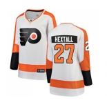 Women Philadelphia Flyers #27 Ron Hextall Fanatics Branded White Away Breakaway NHL Jersey