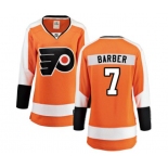 Women Philadelphia Flyers #7 Bill Barber Fanatics Branded Orange Home Breakaway NHL Jersey