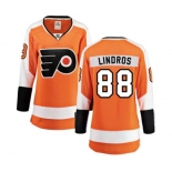 Women Philadelphia Flyers #88 Eric Lindros Fanatics Branded Orange Home Breakaway NHL Jersey