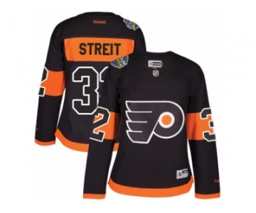 Women's Reebok Philadelphia Flyers #32 Mark Streit Authentic Black 2017 Stadium Series NHL Jersey