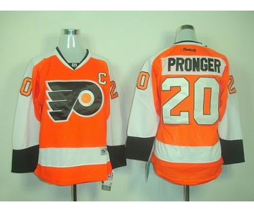 women nhl jerseys philadelphia flyers #20 pronger orange