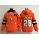 women nhl jerseys philadelphia flyers #28 giroux orange[pullover hooded sweatshirt]