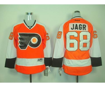 women nhl jerseys philadelphia flyers #68 jagr orange