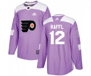 Youth Adidas Philadelphia Flyers #12 Michael Raffl Authentic Purple Fights Cancer Practice NHL Jersey