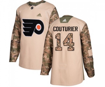 Youth Adidas Philadelphia Flyers #14 Sean Couturier Authentic Camo Veterans Day Practice NHL Jersey