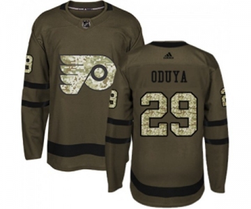 Youth Adidas Philadelphia Flyers #29 Johnny Oduya Authentic Green Salute to Service NHL Jersey