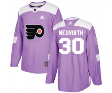 Youth Adidas Philadelphia Flyers #30 Michal Neuvirth Authentic Purple Fights Cancer Practice NHL Jersey