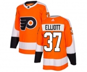 Youth Adidas Philadelphia Flyers #37 Brian Elliott Authentic Orange Home NHL Jersey