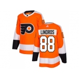 Youth Adidas Philadelphia Flyers #88 Eric Lindros Orange Home Authentic Stitched NHL Jersey