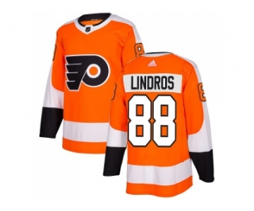 Youth Adidas Philadelphia Flyers #88 Eric Lindros Orange Home Authentic Stitched NHL Jersey