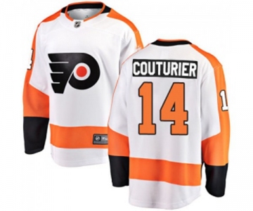 Youth Philadelphia Flyers #14 Sean Couturier Fanatics Branded White Away Breakaway NHL Jersey