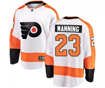 Youth Philadelphia Flyers #23 Brandon Manning Fanatics Branded White Away Breakaway NHL Jersey