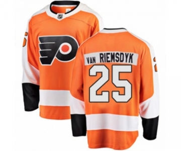 Youth Philadelphia Flyers #25 James Van Riemsdyk Fanatics Branded Orange Home Breakaway NHL Jersey