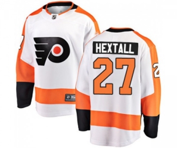 Youth Philadelphia Flyers #27 Ron Hextall Fanatics Branded White Away Breakaway NHL Jersey