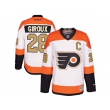 Youth Philadelphia Flyers #28 Claude Giroux White 3rd Stitched NHL Jersey