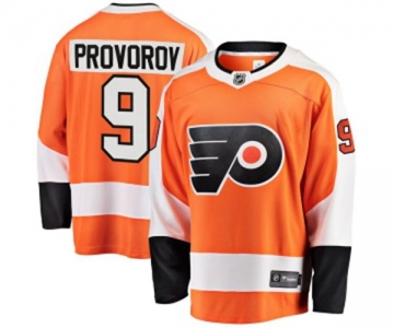 Youth Philadelphia Flyers #9 Ivan Provorov Fanatics Branded Orange Home Breakaway NHL Jersey