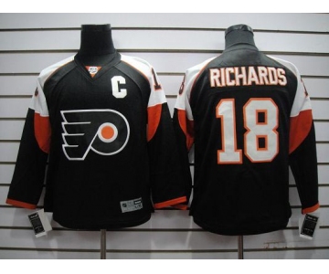 youth nhl jerseys philadelphia flyers #18 richards black