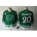 youth nhl jerseys philadelphia flyers #20 pronger green(2011 new)