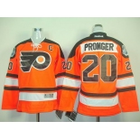 youth nhl jerseys philadelphia flyers #20 pronger orange[black number]