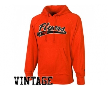 Old Time Hockey Philadelphia Flyers Orange Hudson Pullover Hoodie