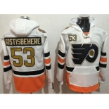 Philadelphia Flyers #53 Shayne Gostisbehere White 3rd Name & Number Pullover NHL Hoodie