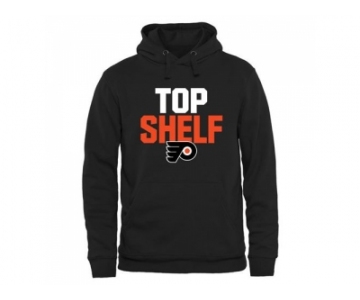 Philadelphia Flyers Black Top Shelf Pullover Hoodie