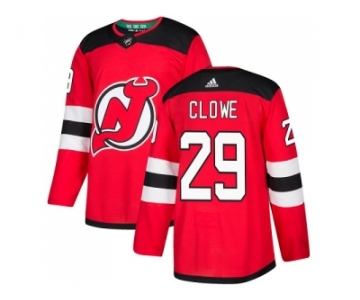 Adidas New Jersey Devils #29 Ryane Clowe Red Home Authentic Stitched NHL Jersey