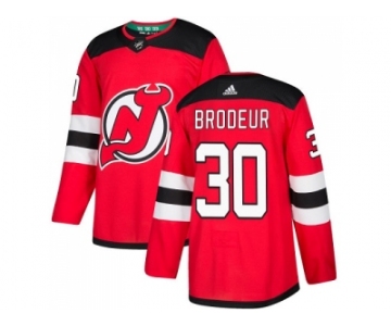 Adidas New Jersey Devils #30 Martin Brodeur Red Home Authentic Stitched NHL Jersey