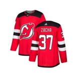 Adidas New Jersey Devils #37 Pavel Zacha Red Home Authentic Stitched NHL Jersey