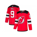 Adidas New Jersey Devils #9 Taylor Hall Red Home Authentic Stitched NHL Jersey