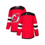 Men Adidas New Jersey Devils Blank Red Authentic Stitched NHL Jersey