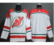 Men's Devils Blank White Alternate Stitched Hockey Jersey