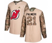 Men's New Jersey Devils #21 Kyle Palmieri Camo 2017 Veterans Day Stitched Hockey Jersey