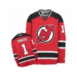 Men's Reebok New Jersey Devils #1 Keith Kinkaid Authentic Red Home NHL Jersey