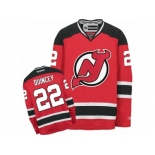 Men's Reebok New Jersey Devils #22 Kyle Quincey Authentic Red Home NHL Jersey