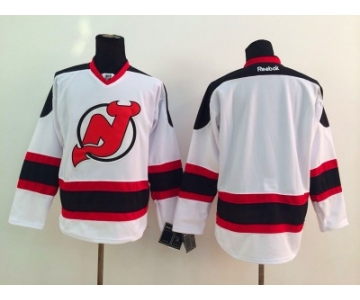 NHL New Jersey Devils blank white Stitched Jerseys