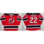 New Jersey Devils #22 Jordin Tootoo Red Home Stitched NHL Jersey