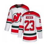 New Jersey Devils #23 Stefan Noesen Authentic White Alternate Hockey Jersey