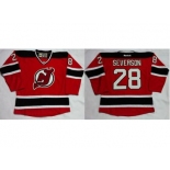 New Jersey Devils #28 Damon Severson Red Home Stitched NHL Jersey