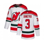 New Jersey Devils #3 Ken Daneyko Authentic White Alternate Hockey Jersey