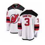 New Jersey Devils #3 Ken Daneyko Fanatics Branded White Away Breakaway Hockey Jersey