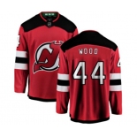 New Jersey Devils #44 Miles Wood Fanatics Branded Red Home Breakaway Hockey Jersey