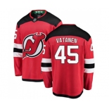 New Jersey Devils #45 Sami Vatanen Fanatics Branded Red Home Breakaway Hockey Jersey