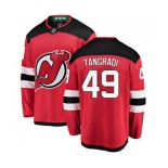 New Jersey Devils #49 Eric Tangradi Fanatics Branded Red Home Breakaway Hockey Jersey