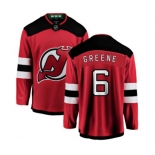 New Jersey Devils #6 Andy Greene Fanatics Branded Red Home Breakaway Hockey Jersey