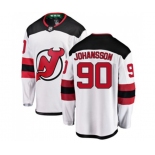 New Jersey Devils #90 Marcus Johansson Fanatics Branded White Away Breakaway Hockey Jersey