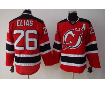 nhl devils #26 elias red