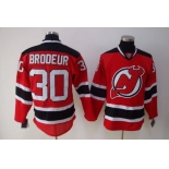 nhl devils #30 brodeur red